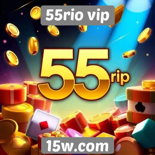 Variedade de jogos disponíveis no 55rio vip